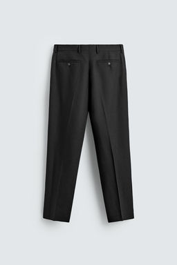 100% WOOL SUIT TROUSERS - Zara фото 7