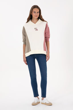 Kad_n Krem Sweatshirt - U.s. polo assn фото 4