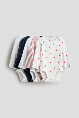 Pack de 5 bodies de manga larga - H&m фото 5