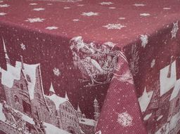 ОБР 1761 Скатерть 170*274 Лапландия цв. бордо