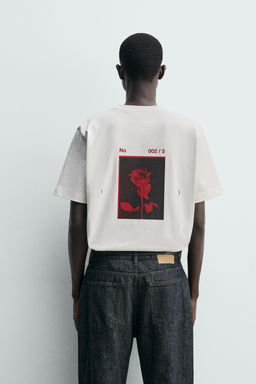 Футболка Estampación Flor белая