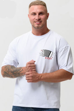 8579 футболка оверсайз мужская