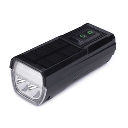 Фонарь передний COMIRON SOLAR LIGHT корпус: PC CARBON; свет: 1000lm; сигнал 130Дб, аккумулятор 4000 mAh подзарядка от солнца, Type-C. /уп20/80/ - Галеонтрейд фото 4