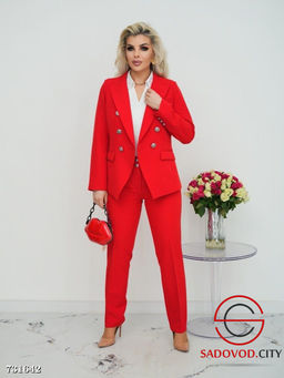 Женский брючный классический костюм - Bruno фото 5