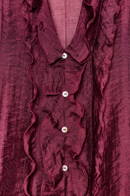 RUFFLED BLOUSE - Zara фото 7