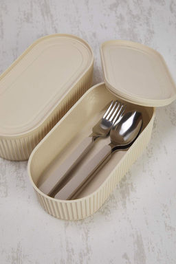2li Elastik Bantl? Pratik Saklama Kab?/Lunch Box Seti 2x(1100 ml) TPHSS25SKB00005 - Trendyolmilla фото 4