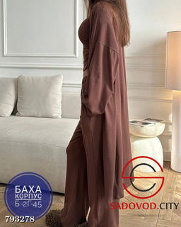 Базовая костюм тройка: абайка, штаны и футболка - Bruno фото 9