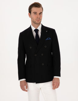Siyah Slim Fit Ceket