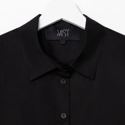 Рубашка женская MIST: Classic Collection, размер 44, чёрная