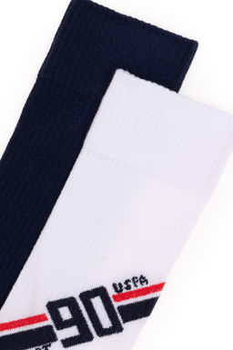 Мужские белые носки неожиданные скидки в корзине - U.s. polo assn фото 2