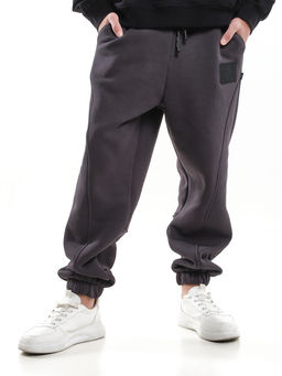 Брюки с шевроном для мальчика штаны спортивные 22-7683 светлый графит - Mini maxi фото 30