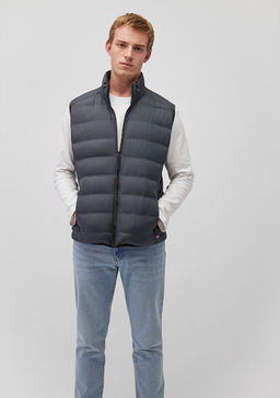 Lacivert Sisme Yelek