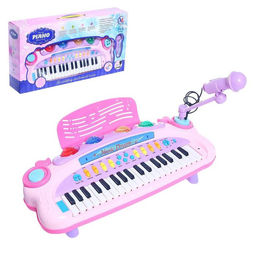 Уценка Пианино Музыкант с пюпитром, микрофоном, световые и звуковые эффекты