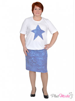 Юбка Модель №226 размеры 44-80 - Plusmoda фото 4