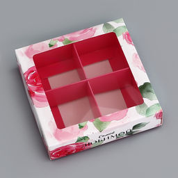 Цена за 3 шт. Коробка для конфет 4 шт. «Самой любимой», 12.6×12.6×3.5 см