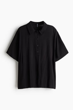 Polo en crepe transparente - H&m фото 6