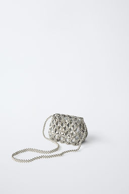 BOLSO ABALORIOS / Plata - Zara фото 2