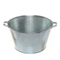 Таз оцинкованный круглый 26л