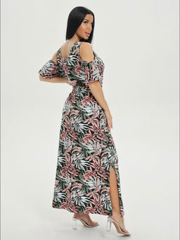 Новелла платье женское (листья ментол)