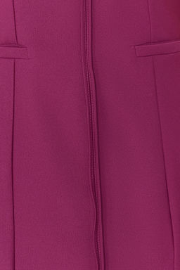 Mor A-line Bisiklet Yaka Mini Dokuma Elbise TWOSS24EL00460 - Trendyolmilla фото 4