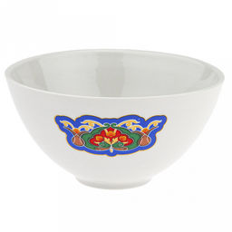 Пиала фарфоровая деколь Хлопок 550мл, д13,5см, h7,2см (Россия)