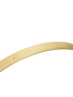 Корзина плетёная для хранения, 20×20×8 см, ручка h=21 см, бамбуковая, цвет натуральный, Greengo