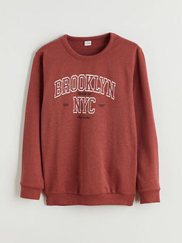 Bisiklet Yaka Erkek ?ocuk Sweatshirt