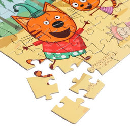 Цена за 20 шт. Пазл «Три кота», 54 элемента