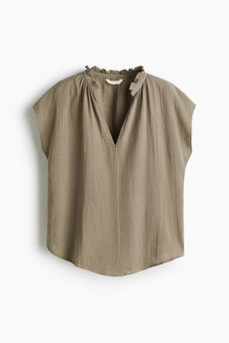 Blusa en muselina de algod?n
