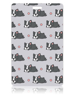 Держатель для карт French Bulldog (6,5 х 10,4 см)