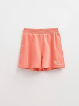 CONTE Шорты из футера с боковой вставкой на кнопках LS 2783 sugar coral