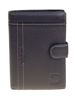 Кошелек-органайзер мужской из натуральной кожи, цвет коричневый