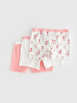 Pamuklu K?z ?ocuk Boxer 3l? - Waikiki фото 2