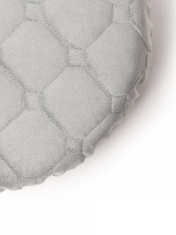 Чехол на табурет D33 серый вельвет