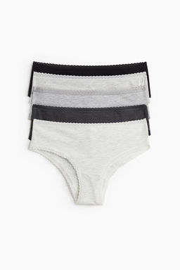 Pack de 5 bragas Hipster de algodon