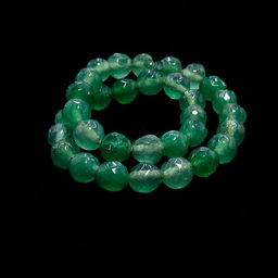 Браслет из камня Нефрит с огранкой привлечение изобилия 6мм