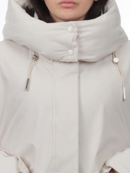 H24-816 LT. BEIGE Куртка зимняя женская (150 гр. холлофайбер) - Fashion фото 4