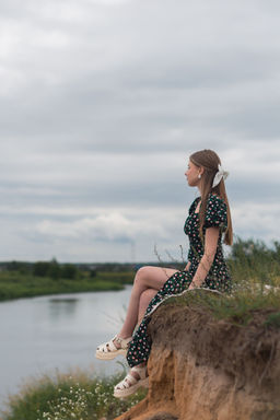 Платье Бонита (черный в цветок) - Nadi bordo фото 5