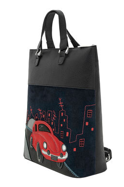 Сумка с аппликацией ДС-506-276 черный