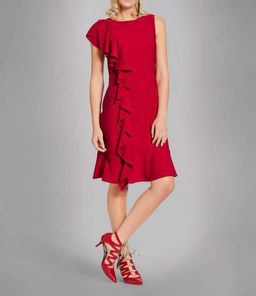 Платье, красное