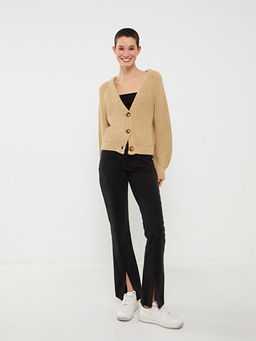 V Yaka Kad?n Triko H?rka