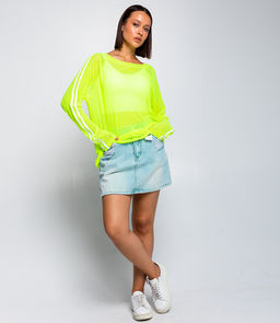 Лонгслив #КТ3102 (1), флуоресцентный жёлтый - Dommod фото 4