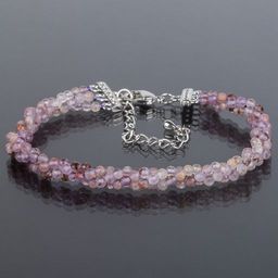 Браслет тройной из Ауралита "Канадский Аметист" 18 см +