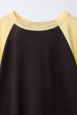 CAMISETA MANGA RANGL?N PUKAS SURF / Amarillo