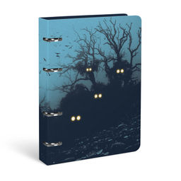 Тетрадь со см.блоком 80 л. А5 кл. на кольцах LOREX NIGHT HORROR кож/зам