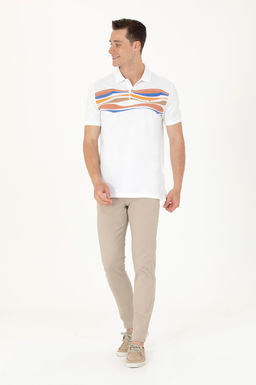 Мужская оранжевая футболка - U.s. polo assn фото 18