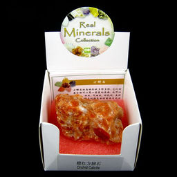Минерал Orchid Calcite Кальцит Орхидея в коробочке