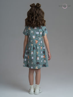 Платье Лето котята хаки - Sovalina фото 14