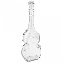 Графин-штоф стеклянный "Скрипка" 0,75л, 12,5х6,5х34см (Россия)