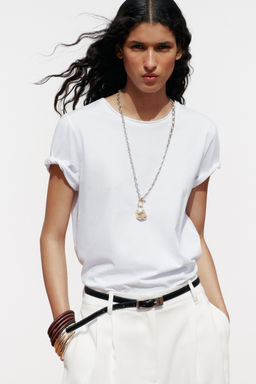FADED SHORT SLEEVE T-SHIRT - Zara фото 48